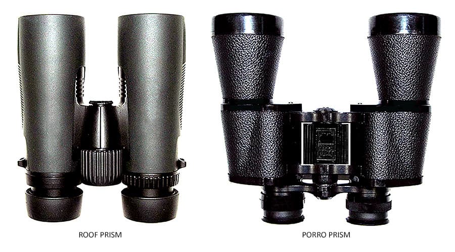 Roof prism binocular verses Porro prism binocular