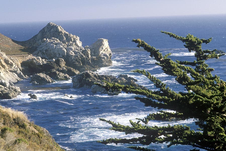 Ocean view at Big Sur, California