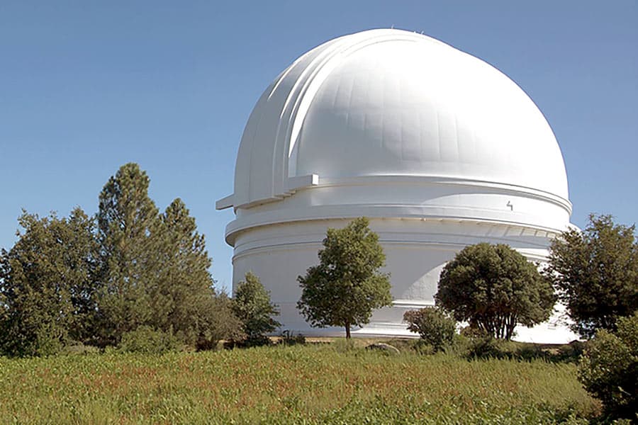 Observatory in California on a sunny day