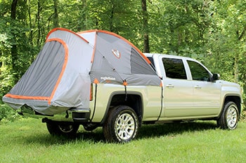 Truck with truck tent