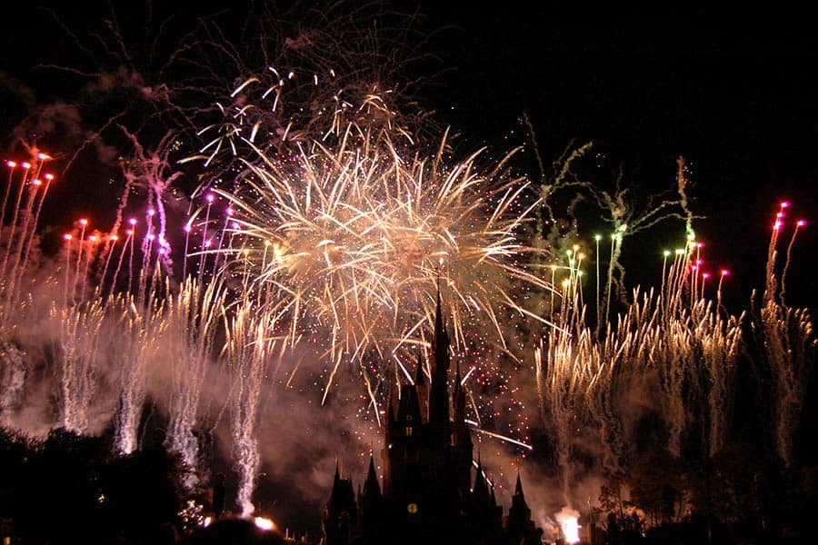 Fireworks at Walt Disney World Resort