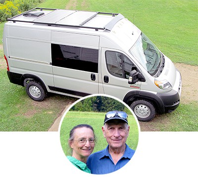 van for road trip rental