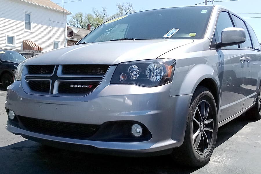 Grey Dodge Grand Caravan