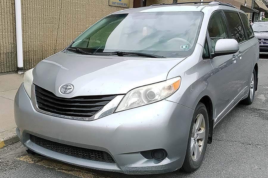 Grey Toyota Sienna