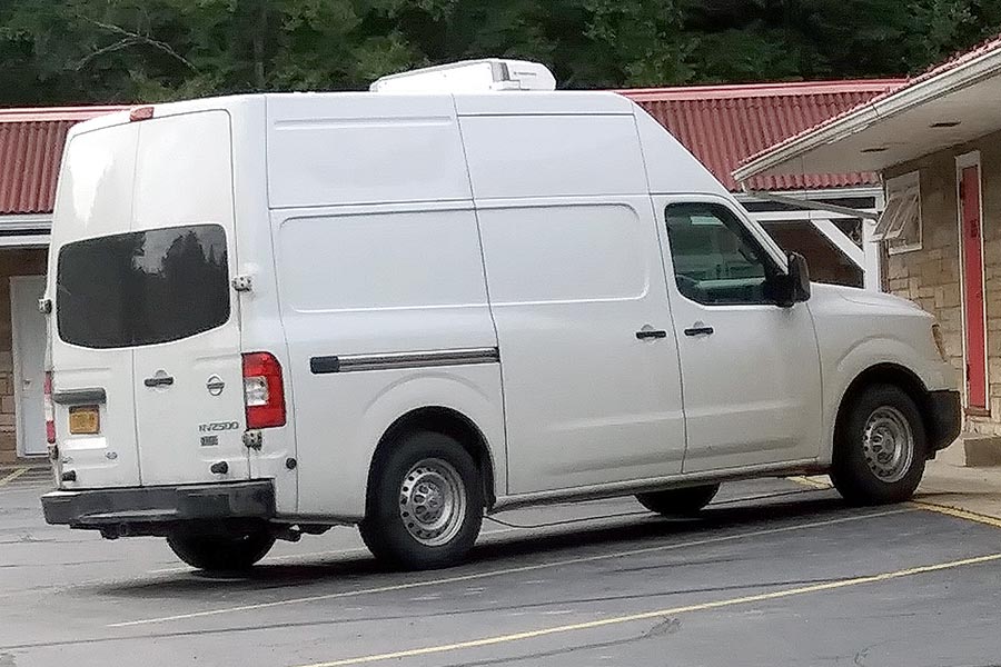 White Nissan NV